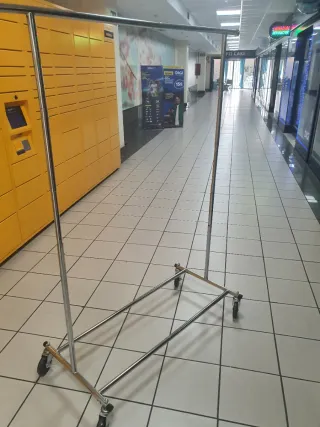 Perchero Burro Metálico Extensible profesional