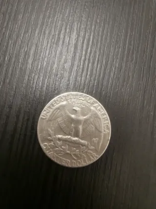 Moneda 1 Cuarto Dólar Quarter Dollar 1974