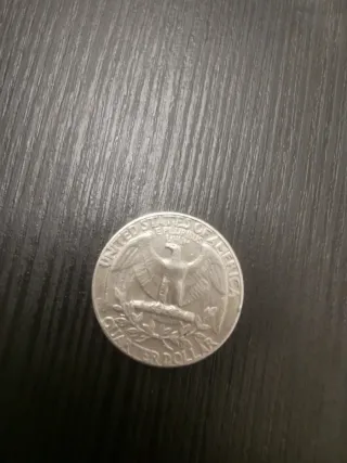 Moneda 1 Cuarto Dólar Quarter Dollar 1974