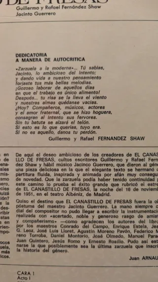 Disco LP El Canastillo de Fresas