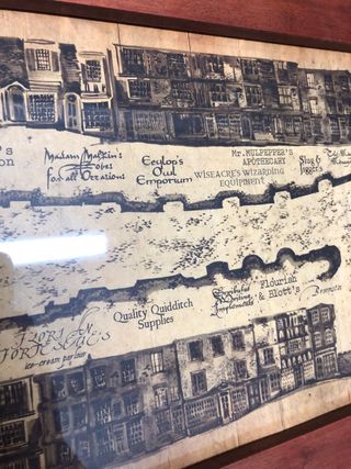 Réplica Mapa Callejón Diagon de Harry Potter