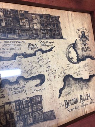 Réplica Mapa Callejón Diagon de Harry Potter