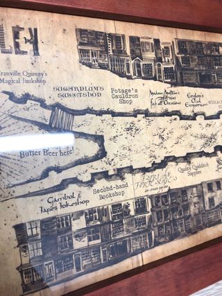 Réplica Mapa Callejón Diagon de Harry Potter