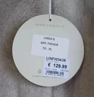 Linda's Ecopelliccia - Cappotto Nero