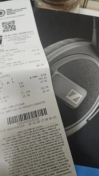 Cascos Sennheiser Negros y Grises