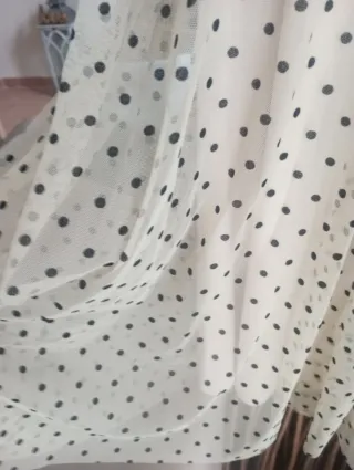 Falda H&M lunares negros