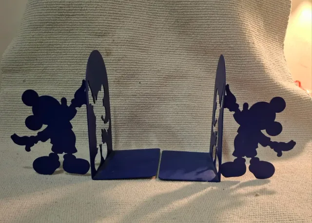 2 Sujetalibros Mickey Mouse Disney Metálico
