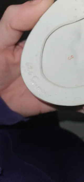 Coppia Acquasantiera Ceramica Angelo rifinito