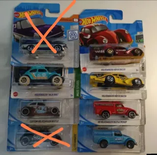 Hot Wheels Volkswagen Käfer Racer x2
