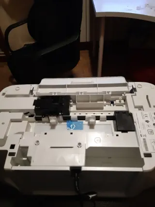 Impresora HP Beige y Azul