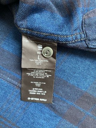 Camisa de Franela G-Star RAW Tacoma