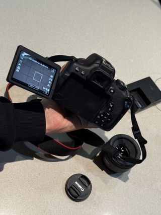 Canon EOS 750D Kit Cámara Digital Negra