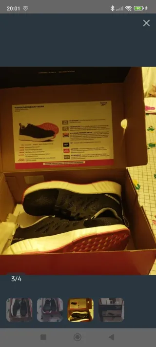 Zapatillas Reebok Fusión Flex Weave Negras Rosas