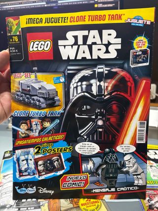 Revistas Lego Star Wars y Ninjago nuevas.