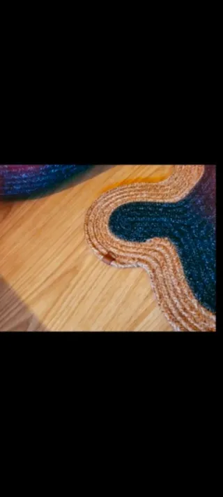 Cama y alfombra para mascotas de yute nazar rugs