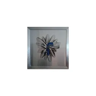 Set 2 quadri alluminio anni '70