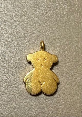 Colgante Oso Tous Oro. Altura oso 2.6 cms