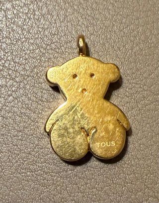 Colgante Oso Tous Oro. Altura oso 2.6 cms