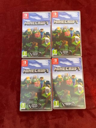 4x Minecraft Nintendo Switch Juegos