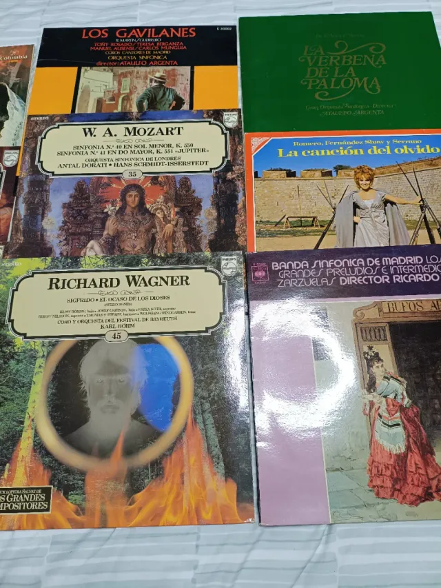 Lote Vinilos LP Clásica y Ópera