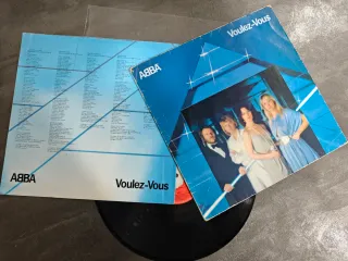Lote 2 LPs ABBA: Voulez-Vous y Arrival 12" LEER