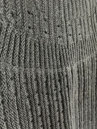 Jersey de punto negro manga corta