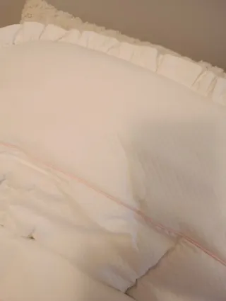 Saco para silla de bebé blanco con osito