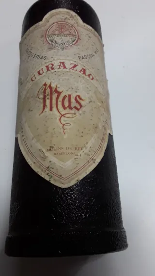 Botella Curazao Mas Pascual Mas