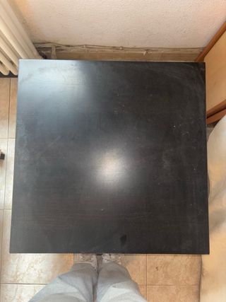 Mesa auxiliar negra Ikea