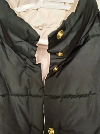 Abrigo Reversible Pilar Prieto Negro/Beige