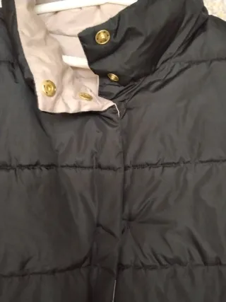 Abrigo Reversible Pilar Prieto Negro/Beige