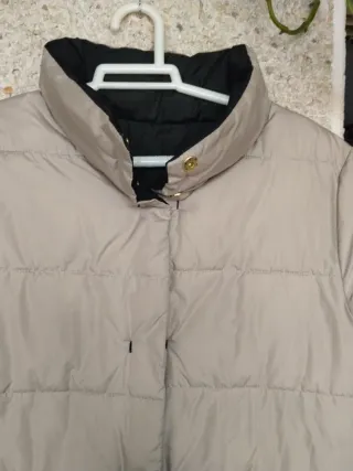 Abrigo Reversible Pilar Prieto Negro/Beige