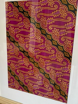 Cuadro Madera 33x43cm tela enmarcada