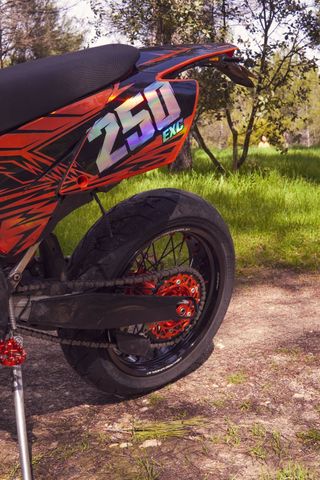 KTM EXC 250 2T SUPERMOTARD HOMOLOGADA –ITV 07/2027