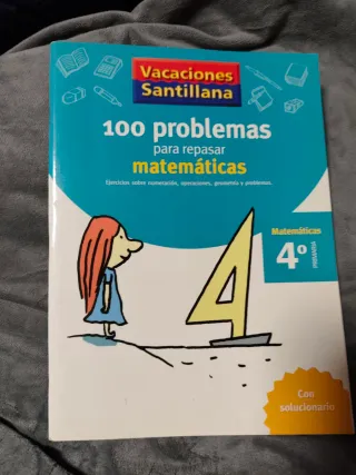 VACACIONES SANTILLANA 4 PRIMARIA 100 PROBLEMAS ...