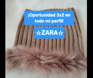 Cuello de punto con pelo
