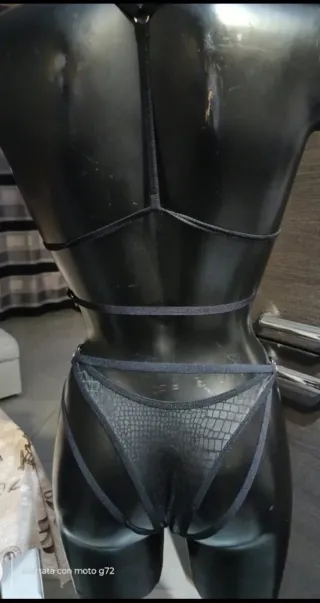 Completo intimo donna nero Obsessive