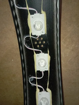 Rótulo publicitario LED circular 60 cm