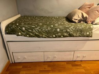 Cama nido con cajones