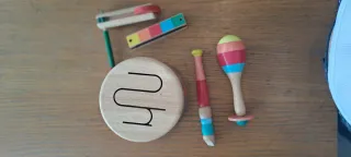 Set instrumentos musicales infantil.