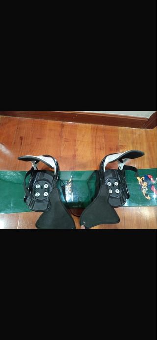 Tabla Snowboard con Fijaciones