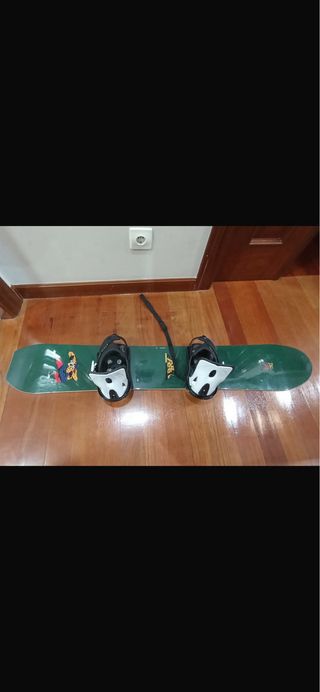 Tabla Snowboard con Fijaciones