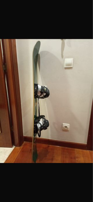 Tabla Snowboard con Fijaciones