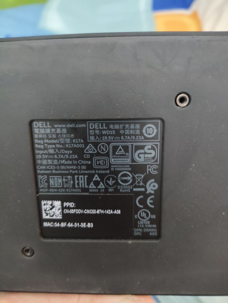 Dell Docking Station + Cargador afbeelding 4