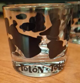 Set 6 Vasos Chupito Diseño Vaca nunca usados