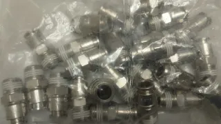 Raccordi (25 PZ) innesto rapido filetto 1/4