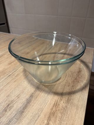 Fuente de cristal de 28cm