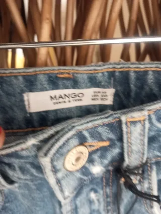 Minifalda Mango bordada Talla XS