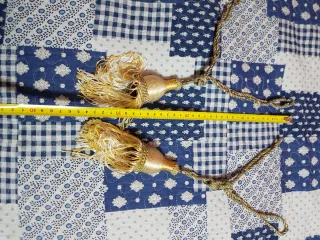 Fermatende vintage oro e verde