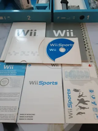 Nintendo Wii + Wii Sports completa.